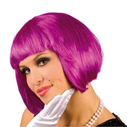 Peluca Corta de fantasía Púrpura violeta