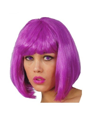 Peluca Corta de fantasía Púrpura violeta