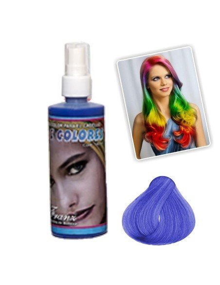 Tintura en Laca Temporal para Cabello Azul Rey