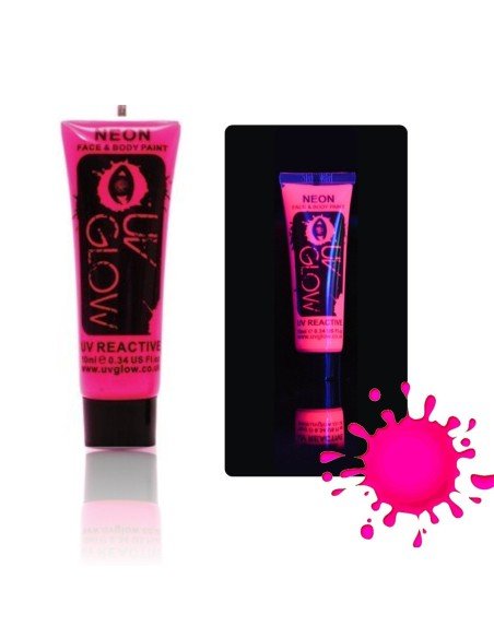 Pintura para el Cuerpo Glow Neón Pink Fucsia