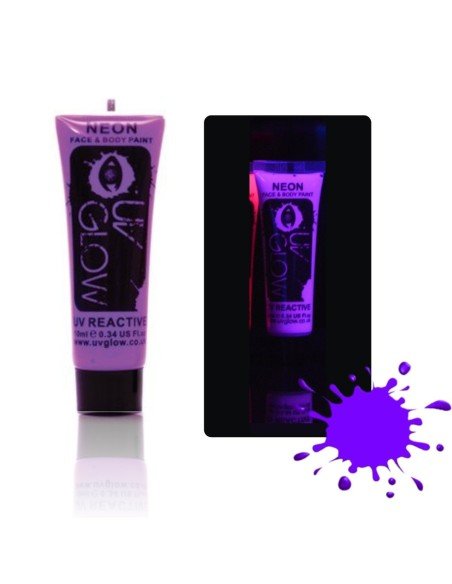 Pintura para el Cuerpo Glow Neón Pink Violeta