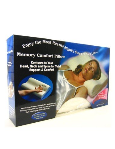Set x2 Almohadas Memory Pillow foam Ortopédicas