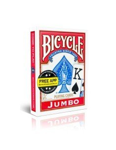 Juego de Cartas Bicycle Jumbo Index Especial para personas con visión reducida 2