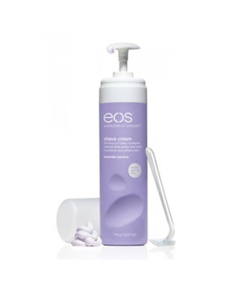 EOS Shave Cream Crema para Depilar Lavander Jasmine Lila