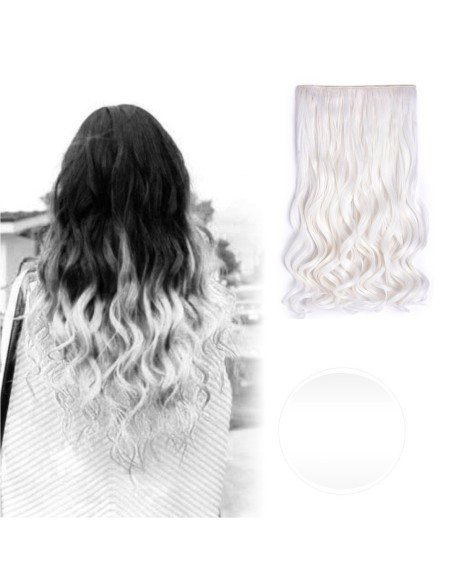 EExtension Ondulada Unicolor Cosplay tipo Cortina de cabello Eventos