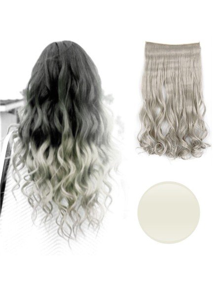 EExtension Ondulada Unicolor Cosplay tipo Cortina de cabello Eventos