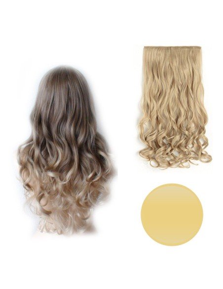 EExtension Ondulada Unicolor Cosplay tipo Cortina de cabello Eventos EExtension Ondulada Unicolor Cosplay tipo Cortina de cabello Eventos