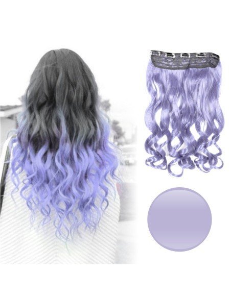 EExtension Ondulada Unicolor Cosplay tipo Cortina de cabello Eventos