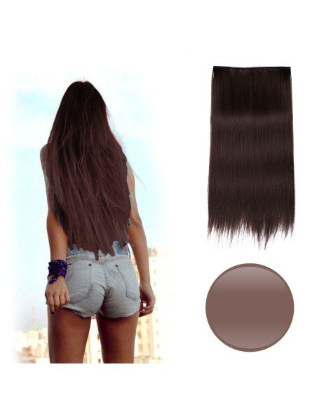 Extension Lisa Unicolor Cosplay tipo Cortina de cabello Eventos Fiesta