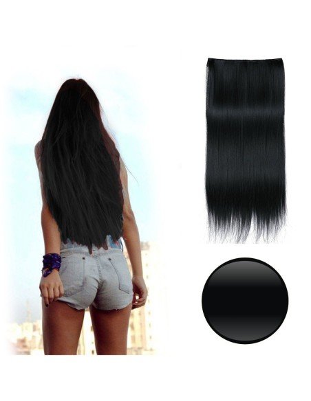 Extension de Cabello Unicolor Lisa Negro