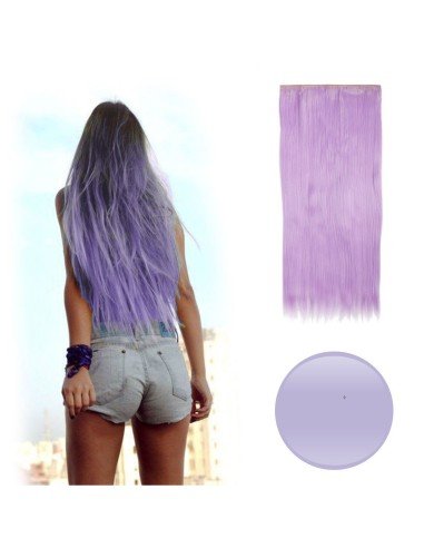 Extension de Cabello Unicolor Lisa Lila