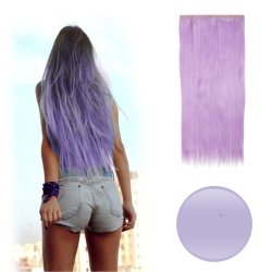 Extension de Cabello Unicolor Lisa Lila