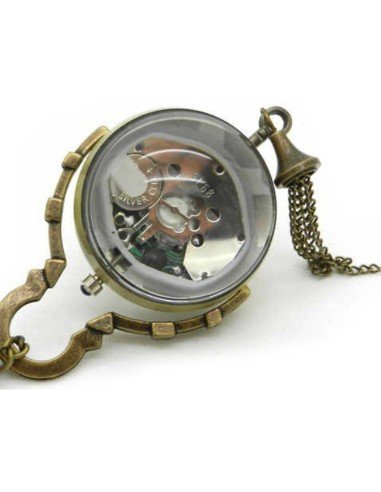 Reloj Ojo de Buey con mecanismo Visible Tipo Coleccion