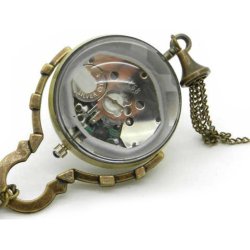 Reloj Ojo de Buey con mecanismo Visible Tipo Coleccion