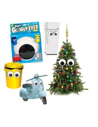 Divertidos Googly Eyes Gigant x2u decora con los Ojos Gigantes