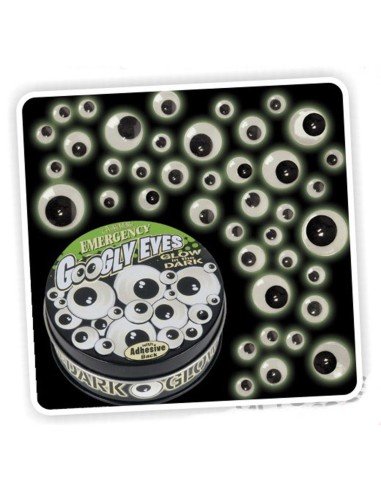 Divertidos Googly Eyes Emergency Glow in the dark x36 Brilla Oscuridad