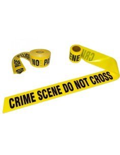 Set X2 Cintas Decorativas Peligro Y Crimen Halloween