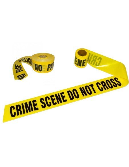 Set X2 Cintas Decorativas Peligro Y Crimen Halloween