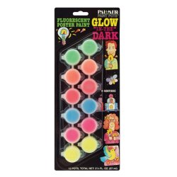kit de Pintura Luminosa Glow in the dark Neón Fluo Blacklight Painting