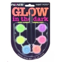 kit de Pintura Luminosa Glow in the dark Neón Fluo Blacklight Painting