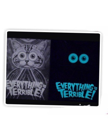 kit de Pintura Luminosa Glow in the dark Neón Fluo Blacklight Painting