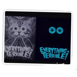 kit de Pintura Luminosa Glow in the dark Neón Fluo Blacklight Painting