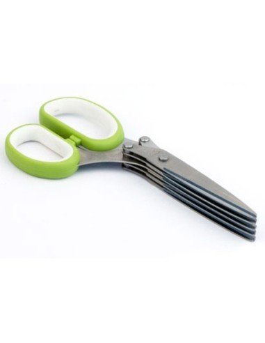 Tijeras para verduras, hierbas y vegetales pica cilantro, perejil, cuatro en una