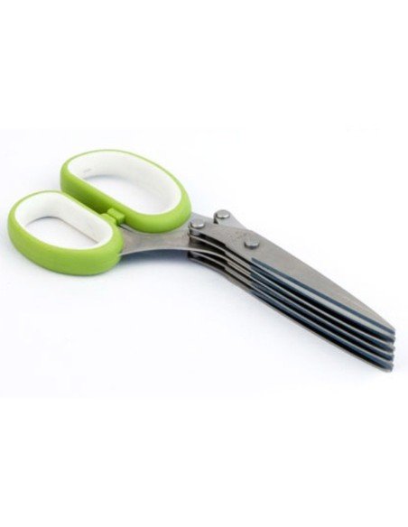 Tijeras para verduras, hierbas y vegetales pica cilantro, perejil, cuatro en una Tijeras para verduras, hierbas y vegetales pica cilantro, perejil, cuatro en una