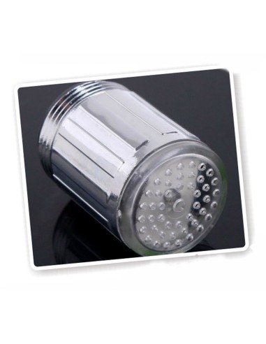 Luz Led Multicolor para Grifo con dínamo (relaxing Shower)