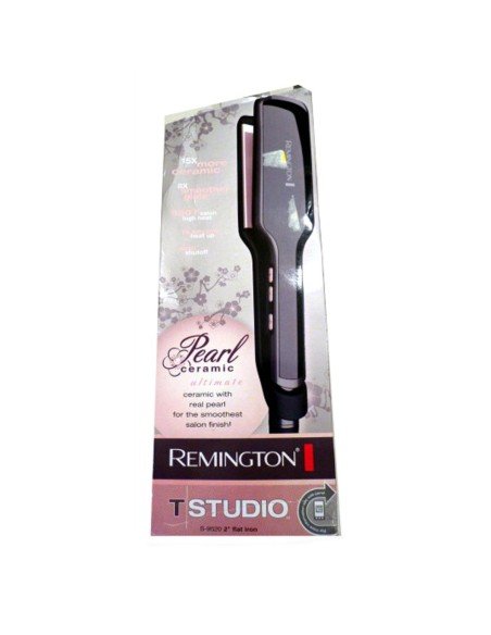 Plancha de Cabello Remington Cerámica Pearl S9520 Ancha de 2"