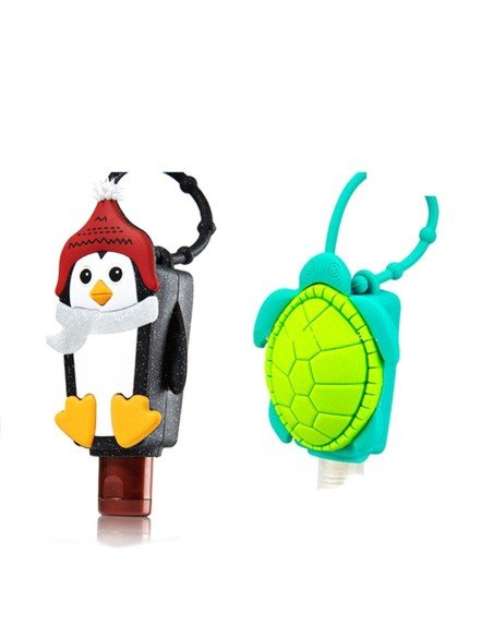 Estuche funda de silicona con figuras para Gel antibacterial Estuche funda de silicona con figuras para Gel antibacterial