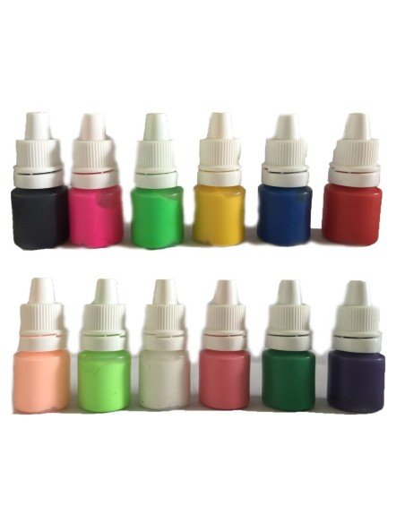 Kit de 12 Pinturas Acrílicas Nail Art para decoración de uñas y Manicure