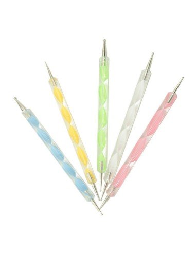 Set con 10 Punteros Dotting Pen para Decoración de Uñas