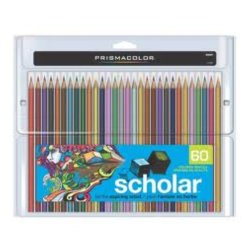 Prismacolor Scholar por 60 Unidades Caja de Lápices de Colores
