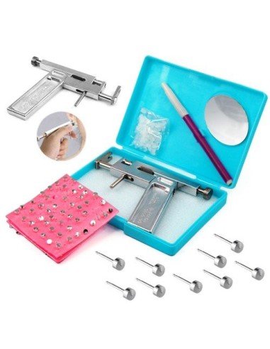 Pistola Ear Piercing Gun para perforar Orejas, Ombligo, aretes, pendientes