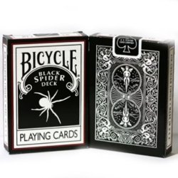 Juego de Cartas Bicycle The Black Spider Deck Playing Cards Baraja poker Originales