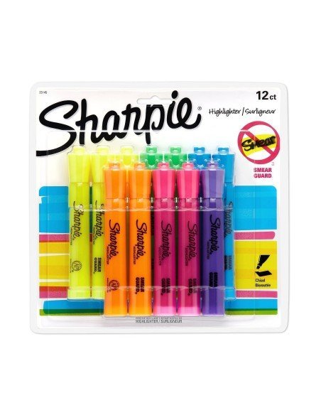 Sharpie Accent Tank Resaltadores  (12 unidades)