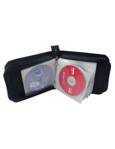 Estuche Clase Cuero Porta-cd x30