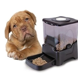 Dispensador Automático y programable de alimentos para mascotas
