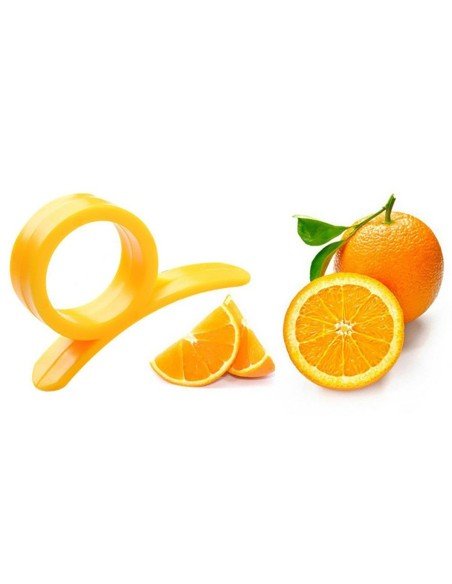 Pelador de la piel y Rebanador de Naranja y cítricos, corta y porciona