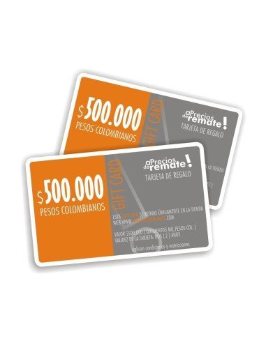 Tarjeta de Regalo 500.000 pesos, Gift Card El obsequio perfecto