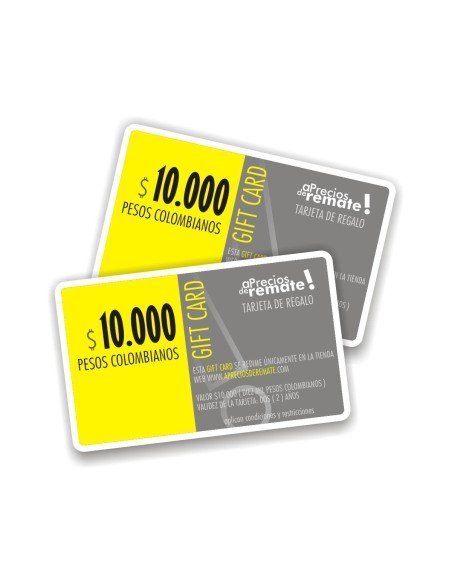 Tarjeta de Regalo 10.000 pesos, Gift Card El obsequio perfecto