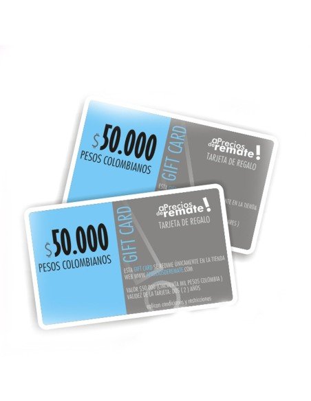 Tarjeta de Regalo 50.000 pesos, Gift Card El obsequio perfecto