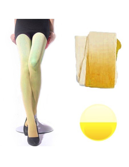 Panty medias veladas degradee Amarillo