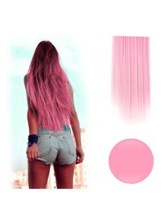Extension de Cabello Unicolor Lisa Rosado