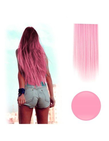 Extension de Cabello Unicolor Lisa Rosado