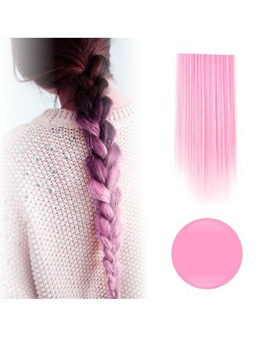 Extension de Cabello Unicolor Lisa Rosado