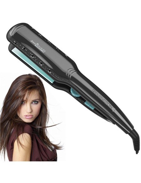 Plancha Profesional Remington S7330 Alisa sobre Mojado con Soya Wet2