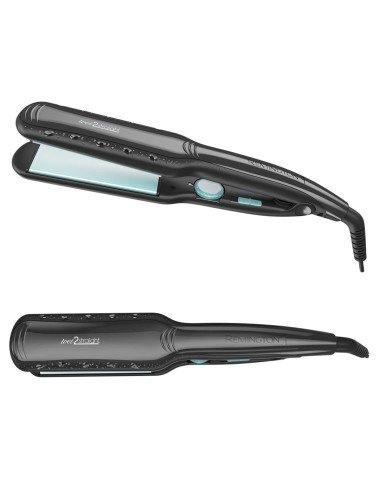 Plancha Profesional Remington S7330 Alisa sobre Mojado con Soya Wet2