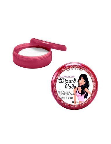 Cajita de pad para remover el esmalte KleanColor